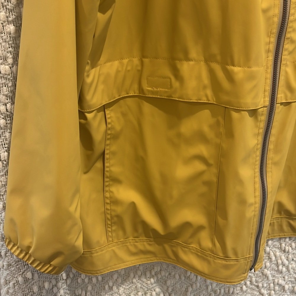 Weatherproof Vintage Mustard Hooded Rain Jacket - Picture 2 of 5